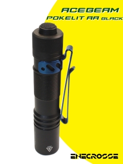 Фонарь ACEBEAM Pokelit AA Black (УЦЕНКА, 1xNICHIA 219F 5000K CRI90, 1xAA/14500, 550 лм, 86 м)