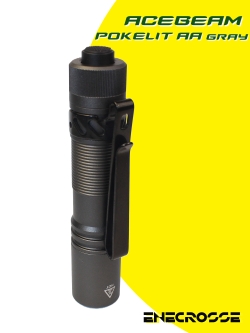 Фонарь ACEBEAM Pokelit AA Gray (УЦЕНКА, 6500K, 1xAA/14500, 1000 лм, 105 м)