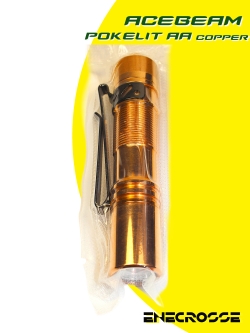 Фонарь Acebeam Pokelit AA Copper (1xNichia 519A 5000K CRI90, 1xAA/14500, 500lm, 80m)
