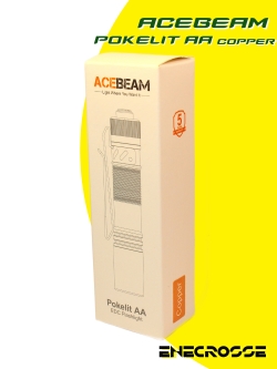 Фонарь Acebeam Pokelit AA Copper (1xNichia 519A 5000K CRI90, 1xAA/14500, 500lm, 80m)