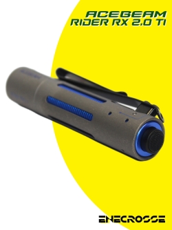 Фонарь EDC Acebeam Rider RX 2.0 TI (1хNichia 519A-V1 5000K High CRI90, 1xAA/14500, 700lm, 101m)