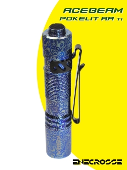Фонарь Acebeam Pokelit AA Ti (1xNichia 519A 5000K CRI90, 1xAA/14500, 500lm, 80m)