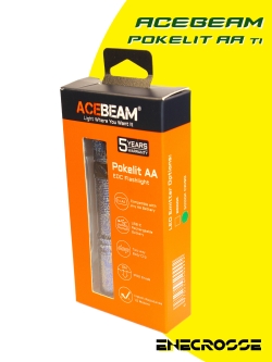 Фонарь Acebeam Pokelit AA Ti (1xNichia 519A 5000K CRI90, 1xAA/14500, 500lm, 80m)