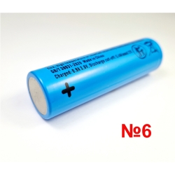 Аккумулятор LiFePO4 Soshine 18650-3.2-1800 (длина 65,13 мм, 3,2/3,6 В, 9 А, 1800 мАч, 18 мОм) УЦЕНКА