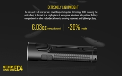 Фонарь Nitecore EC4 (XM-L2, 1000 лм, 322 м) БЕЗ УПАКОВКИ