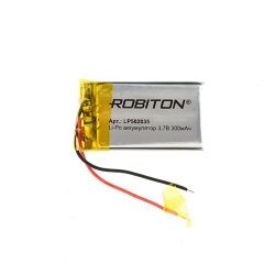 300mAh Robiton LP502035 3.7V с защитной платой