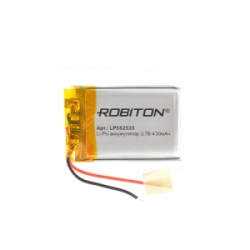 430мАч ROBITON LP552535 3.7В с защитной платой PK1