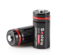Soshine 16340 LiFePO4 3,2V защищенный (2025 г.в.)