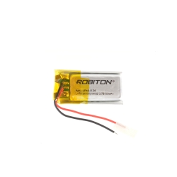 65mAh Robiton LP451124 3.7V с защитной платой