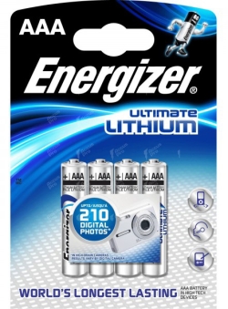 AAA Energizer Ultimate Lithium (цена за один блистер)