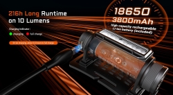 Acebeam H35 (4xLUXEON HL4X 6500K+RED, 1x18650, 2600lm, 170m)