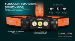 Acebeam H50 2.0 (3xLuminus SST20 5000K, 1x18650, 2000lm, 141m)