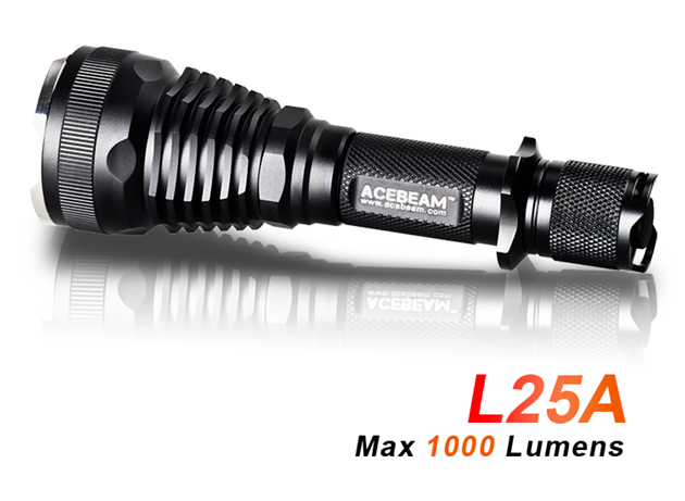 Acebeam L25A (18650, XM-L2, 1000lm, 370м)