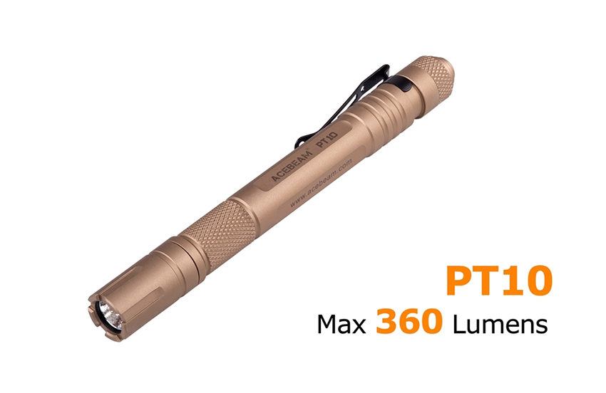 Acebeam PT10 PENLIGHT copper (2xAAA, 1xXPL-HD, 360lm, 65m) АРХИВ