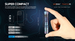 Acebeam Pokelit AA Ti (1xNichia 519A 5000K CRI90, 1xAA/14500, 500lm, 80m)