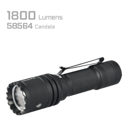 Acebeam DEFENDER P16 Black (1xLuminus SFT40 HI, 1x18650, 1800lm, 484m)