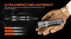 Acebeam DEFENDER P16 Gray (1xLuminus SFT40 HI, 1x18650, 1800lm, 484m)