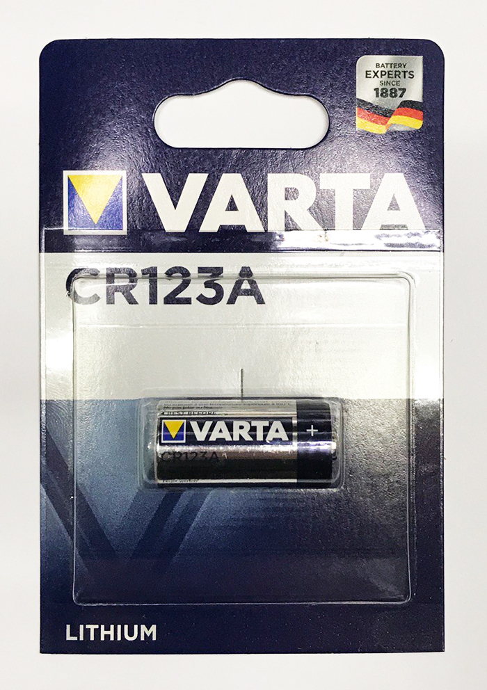 CR123A VARTA LITHIUM BL1 батарейка