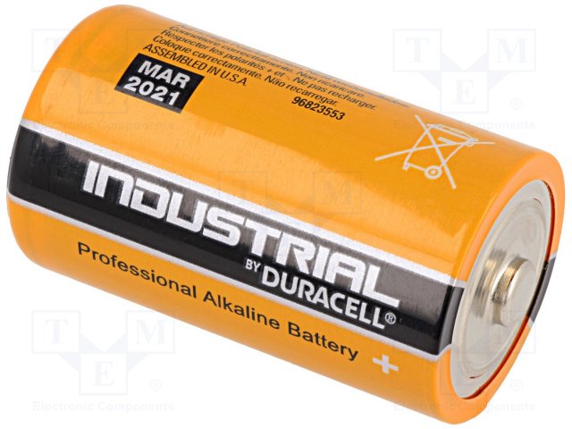 LR20/373 DURACELL INDUSTRIAL D алкалиновая батарейка
