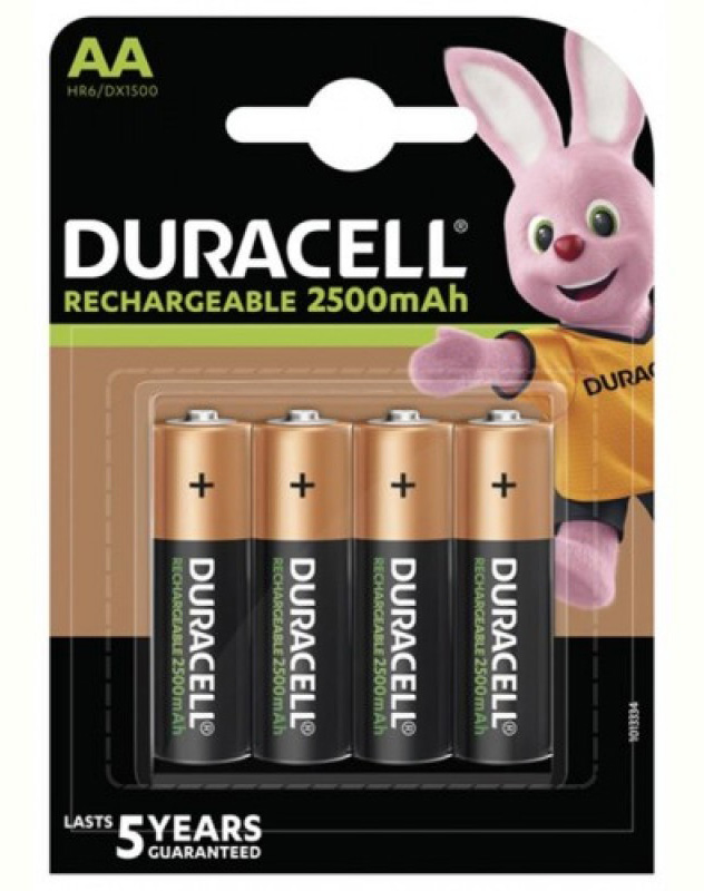 Duracell Rechargeable 2500 mAh (упаковка 4/BL)