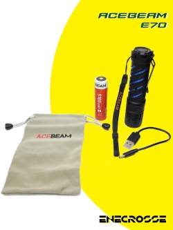 Фонарь Acebeam E70 5000K (1xXHP70.2LED, 1x21700, 4600 лм, 240 м)