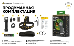 Armytek Wizard C2 Pro Max Magnet USB Белый F06701C
