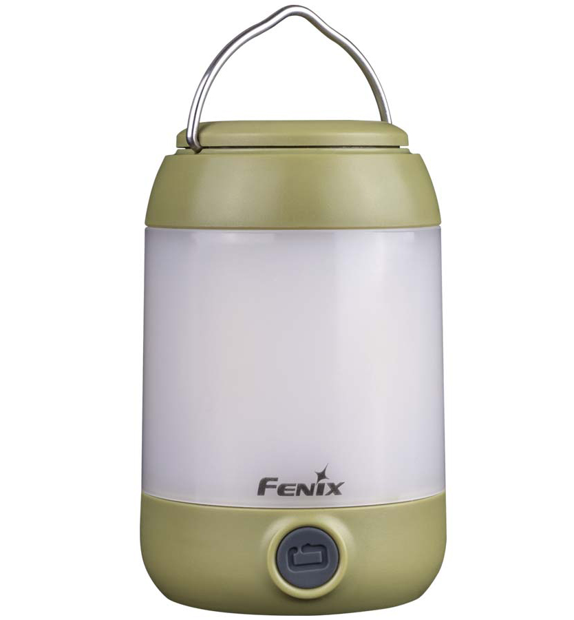 Кемпинговый светильник Fenix CL23 Olive green (белый+красный свет, 1-3x AA, 300lm, 20m)