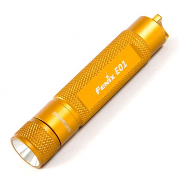 Фонарь Fenix E01 orange  (1xААА, Nichia, 13лм)