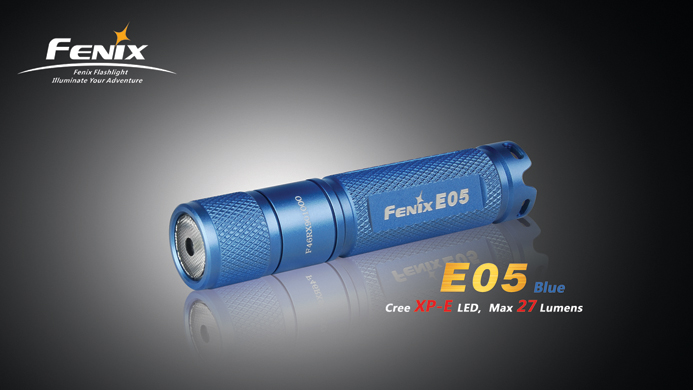 Fenix E05 blue 27лм