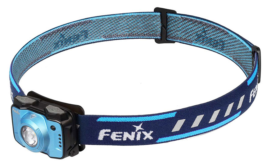 Налобный фонарь Fenix HL12R голубой (ЗУ, AA, XP-G2 R5+red, 400lm, 64m)