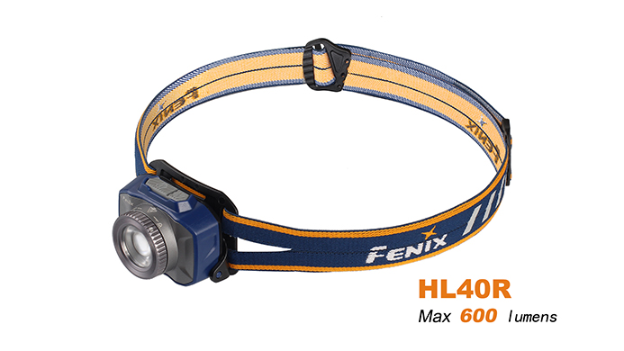 Налобный фонарь Fenix HL40R (ЗУ, HP-L HI V2, 600lm, 147m, Zoom)