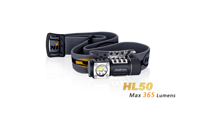 Fenix HL50 (1xCR123A/1xАА, 1xXM-L2 T6, 365lm, 770m)