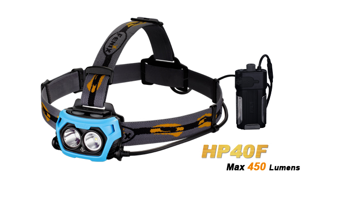 Fenix HP40F (XP-E2 M3, XP-G2 R5, 450 lm, 18650)