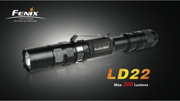 Fenix LD22 XP-G S2 (2x AA, 200lm, 100m)