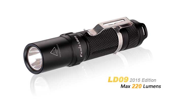 Fenix LD09 2015 Edition (1xАА/1x14500, 1xXP-E2 R3, 220lm, 120m)