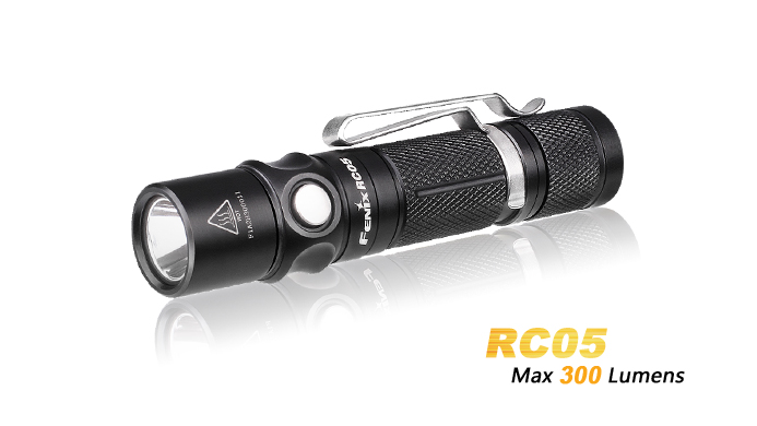 Фонарь Fenix RC05 Black (ЗУ, 1xXP-G2, 1xAA/14500, 300lm, 90m)