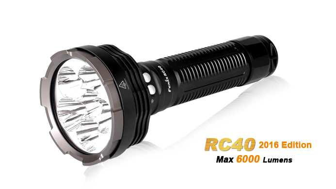 Фонарь Fenix RC40 2016 Edition (USB, XM-L2 U2, 6000lm, 730m) РАСПРОДАЖА