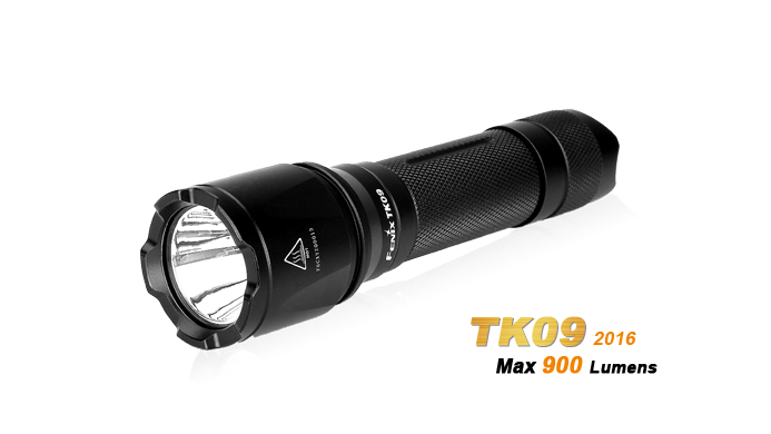 Фонарь Fenix TK09 2016 (1x18650, 1xXP-L HI, 900lm, 310m)