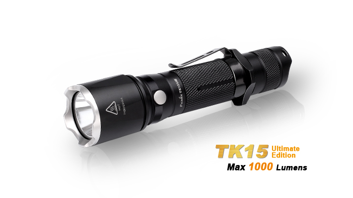 Фонарь Fenix TK15UE 2016 (18650, XP-L HI V3, 1000lm, 325m) Black
