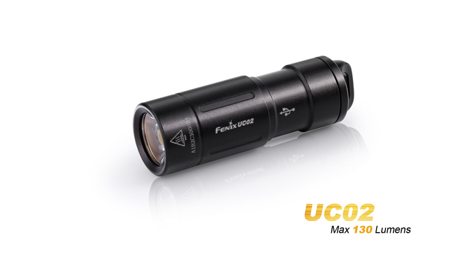 Фонарь Fenix UC02 Black (XP-G2 S2, 130 lm, 10180)