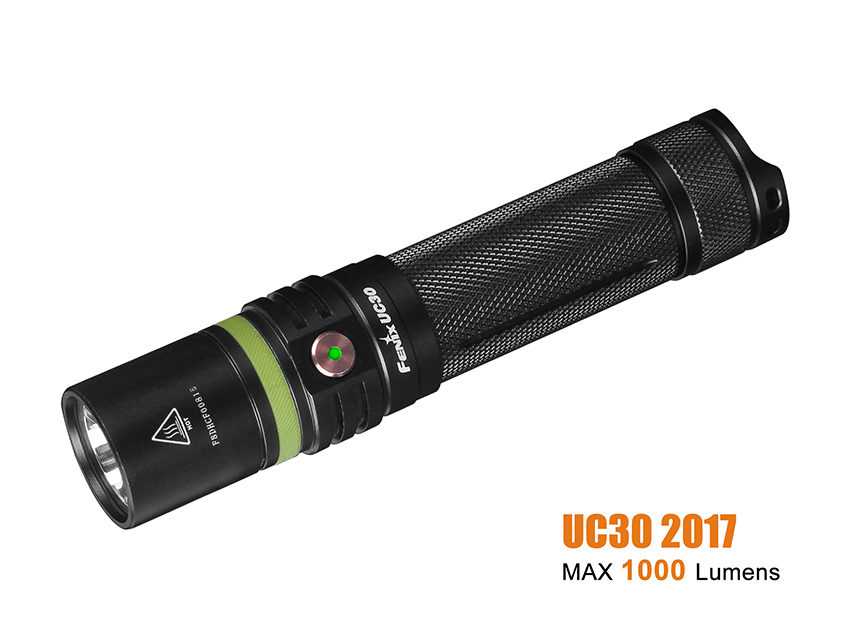 Фонарь Fenix UC30 2017 CW (ЗУ, 1x18650, 1xXP-L HI V3, 1000lm, 253m)