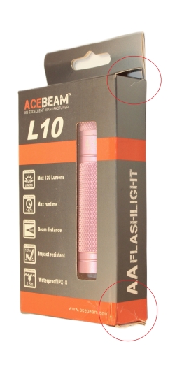 Фонарь Acebeam L10 Pink (XP-G R5, 120 лм, 50 м)