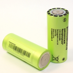 Аккумулятор LiFePO4 Lithium Werks ANR26650M1B (длина 66 мм, 3,3/3,6 В, 70/120A, 2500 мАч, 6 мОм)