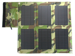 Солнечная батарея 21W 12V (army camo)