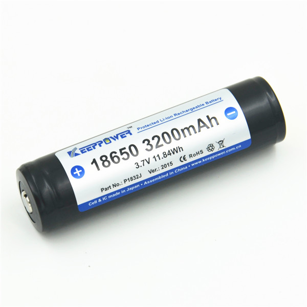 KeepPower 18650 3200 mAh 4,2V (P1832J)