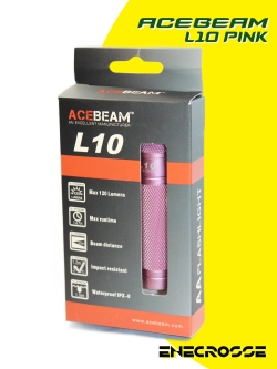 Фонарь Acebeam L10 Pink (1xАА/14500, XP-G R5, 120 лм, 50 м)