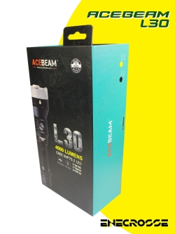 Фонарь Acebeam L30 5000K (1xCree  XHP 70.2, 1x20700/18650, встроенное ЗУ, 4000 лм, 373 м))
