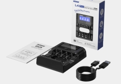 Зарядное устройство XTAR L4 Pro (для 1-4 Li-ion/Ni-MH, 4 x AА/AAA, LCD дисплей)