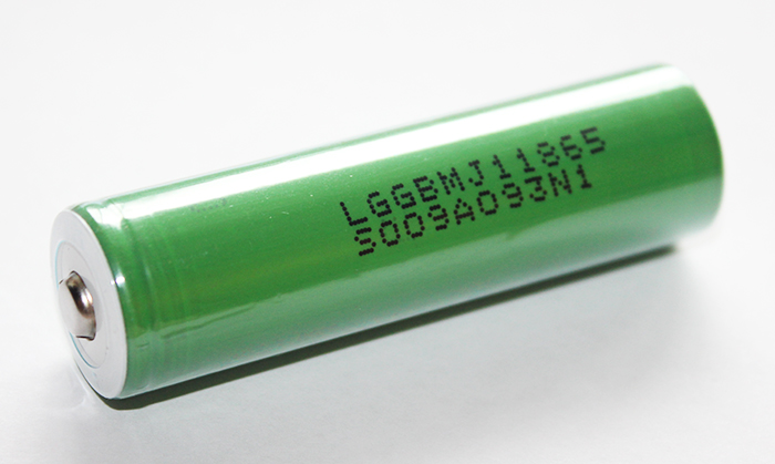 LG INR18650 MJ1 10A 3500mAh выпуклый плюс