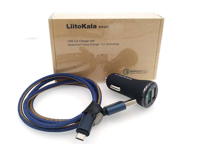 Автомобильное зарядное устройство LiitoKala CC37 QC3.0
